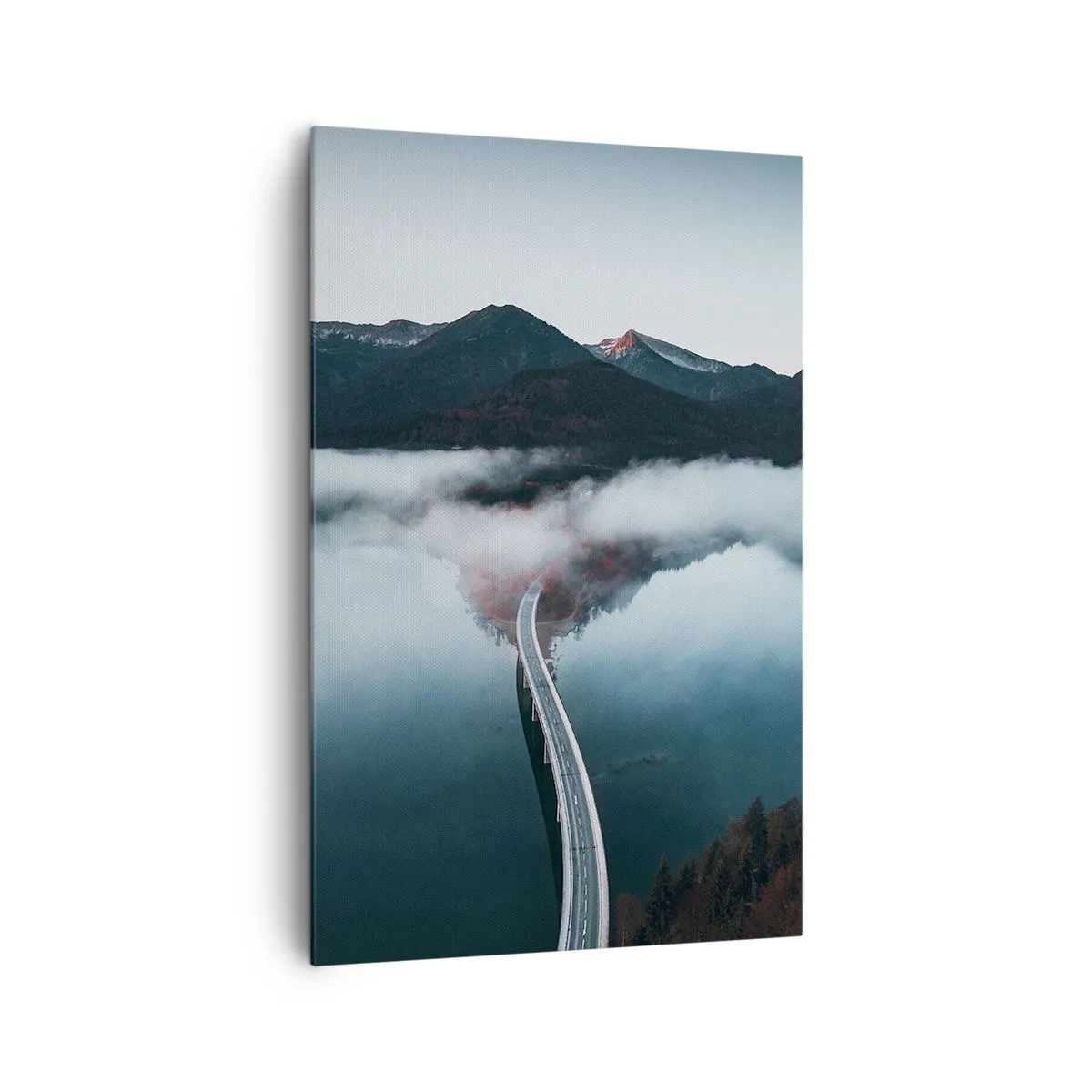 Obraz na plátne - Pri vode hladkej ako zrkadlo - 80x120 cm