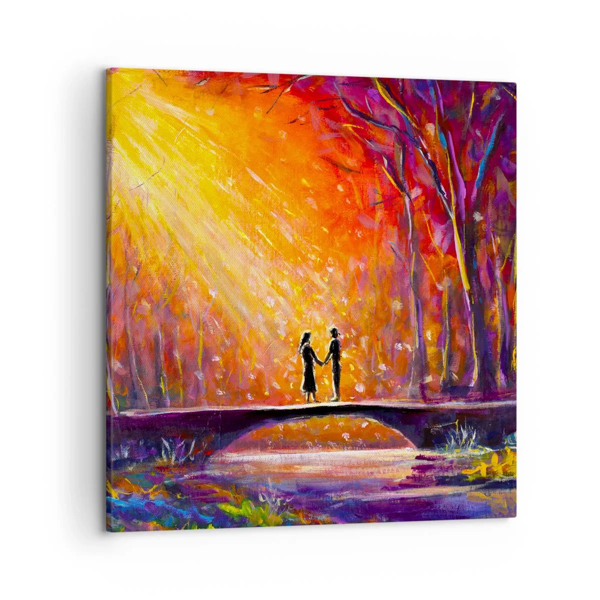 Obraz na plátne - Nebo ich tiež miluje - 50x50 cm