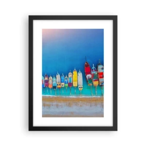 Plagát v čiernom ráme - Z vtáčej perspektívy - 30x40 cm