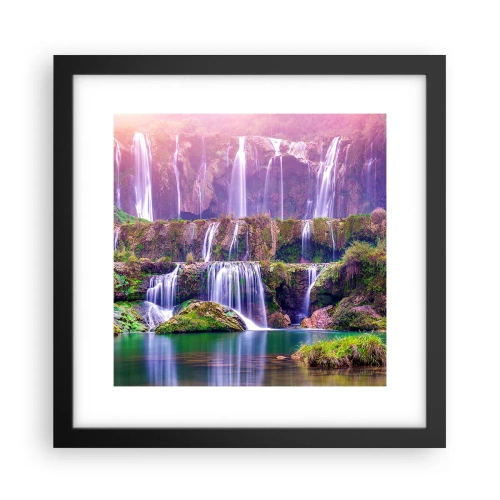 Plagát v čiernom ráme - Schody do neba - 30x30 cm