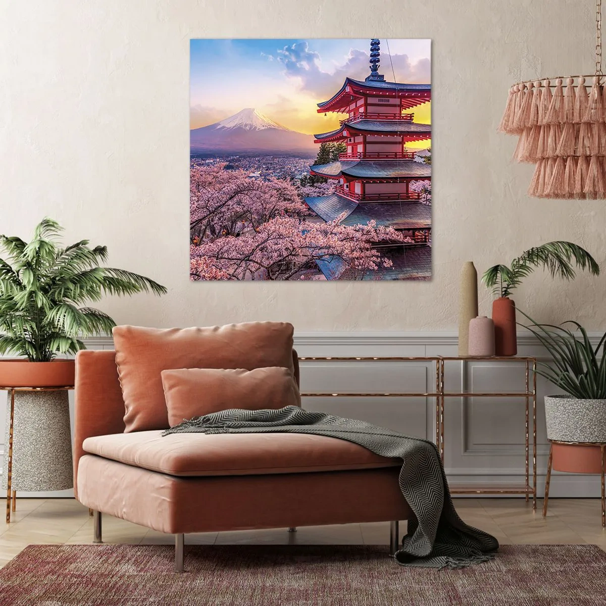 Obraz na plátne - Podstata japonského ducha - 40x40 cm