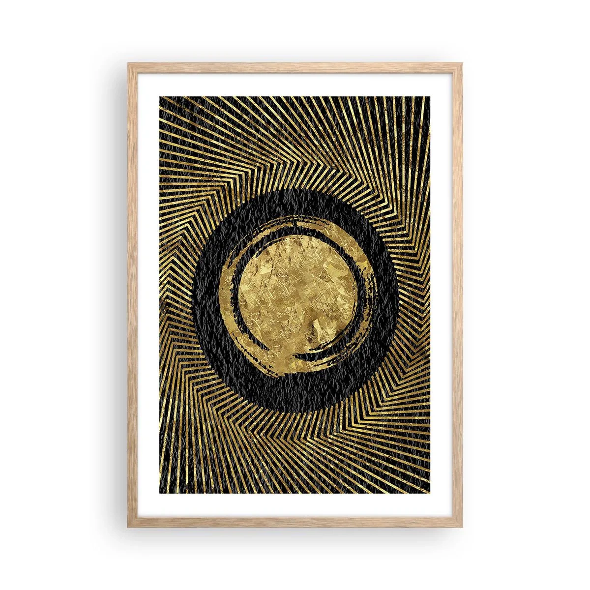 Plagát v ráme zo svetlého duba - Glamour - 50x70 cm