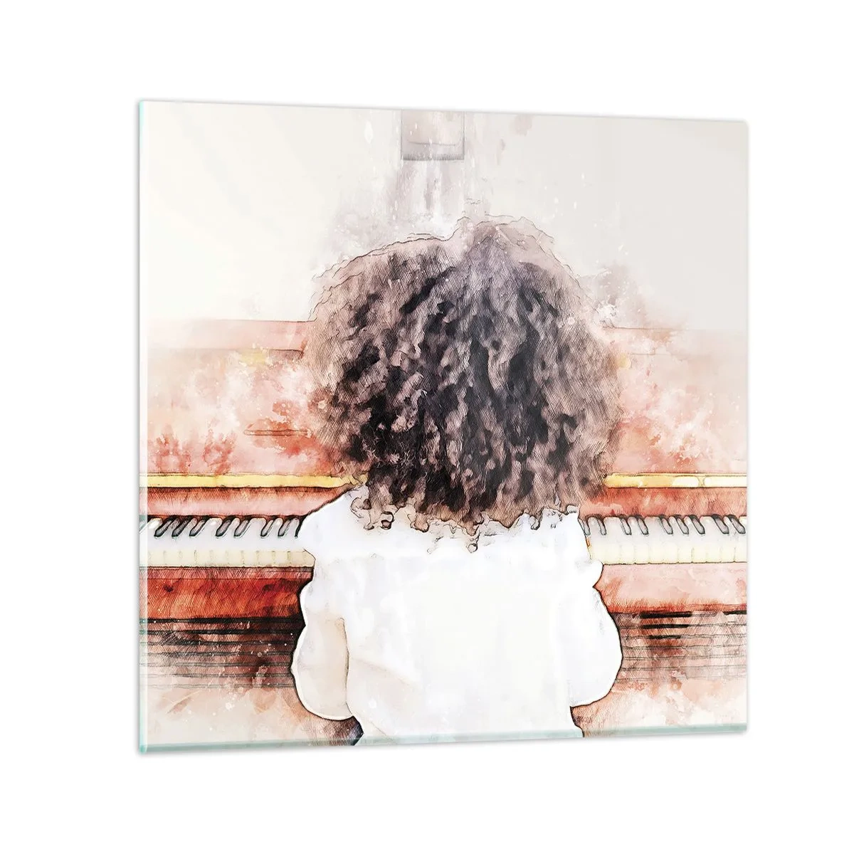 Obraz na skle - V novom svete - 70x70 cm