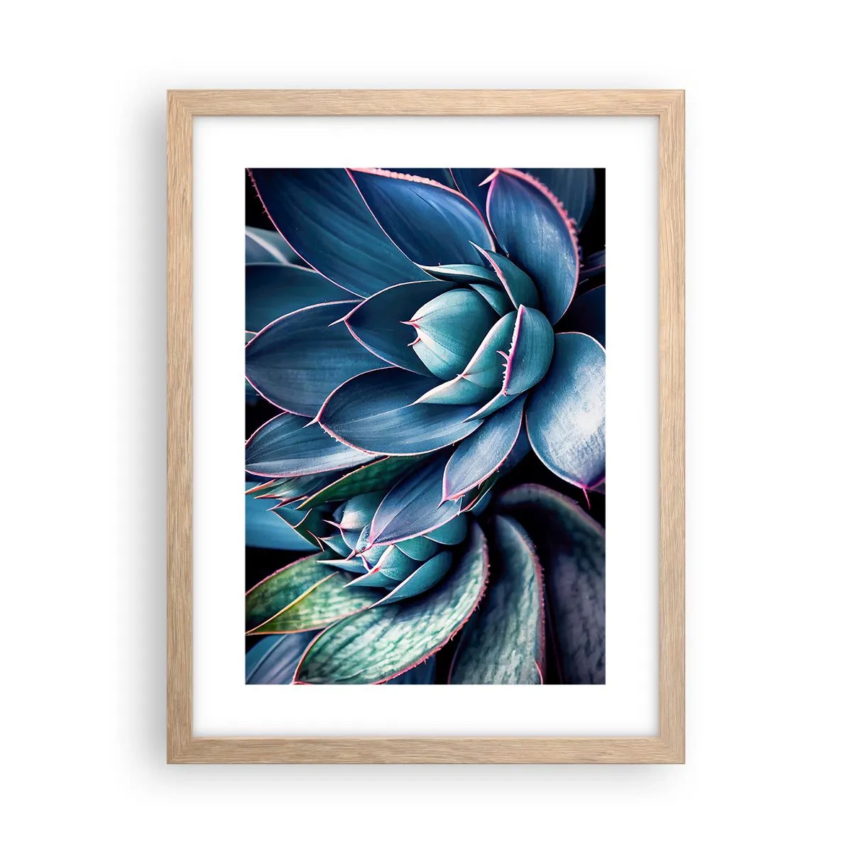 Plagát v ráme zo svetlého duba - Vitálna sila - 30x40 cm