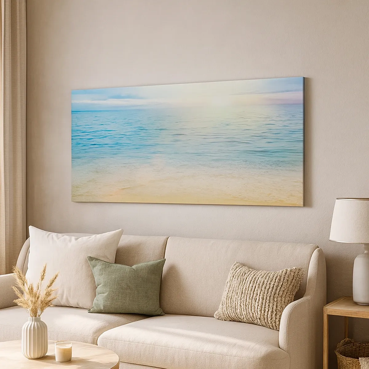 Obraz na plátne - Veľká modrá - 30x30 cm