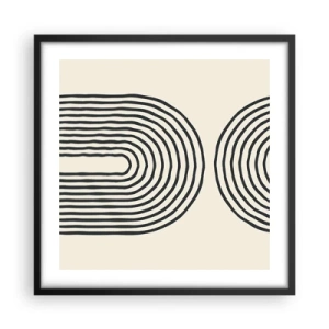 Plagát v čiernom ráme - Už čoskoro… - 50x50 cm