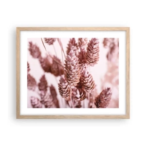 Plagát v ráme zo svetlého duba - Zdanlivo nenápadné - 50x40 cm