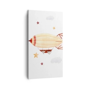 Obraz na plátne - Vzducholoď - 45x80 cm