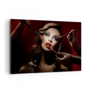 Obraz na plátne - Krásna zasnená - 120x80 cm