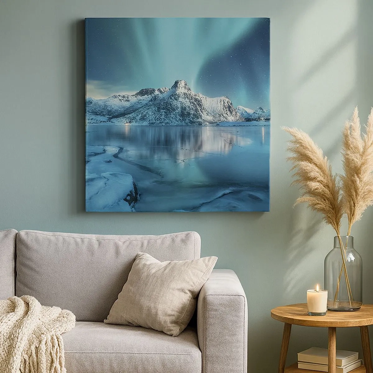 Obraz na plátne - Noc plná svetla - 30x30 cm