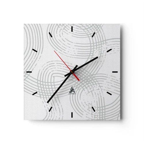 Nástenné hodiny - Jednoduché východisko neexistuje - 30x30 cm