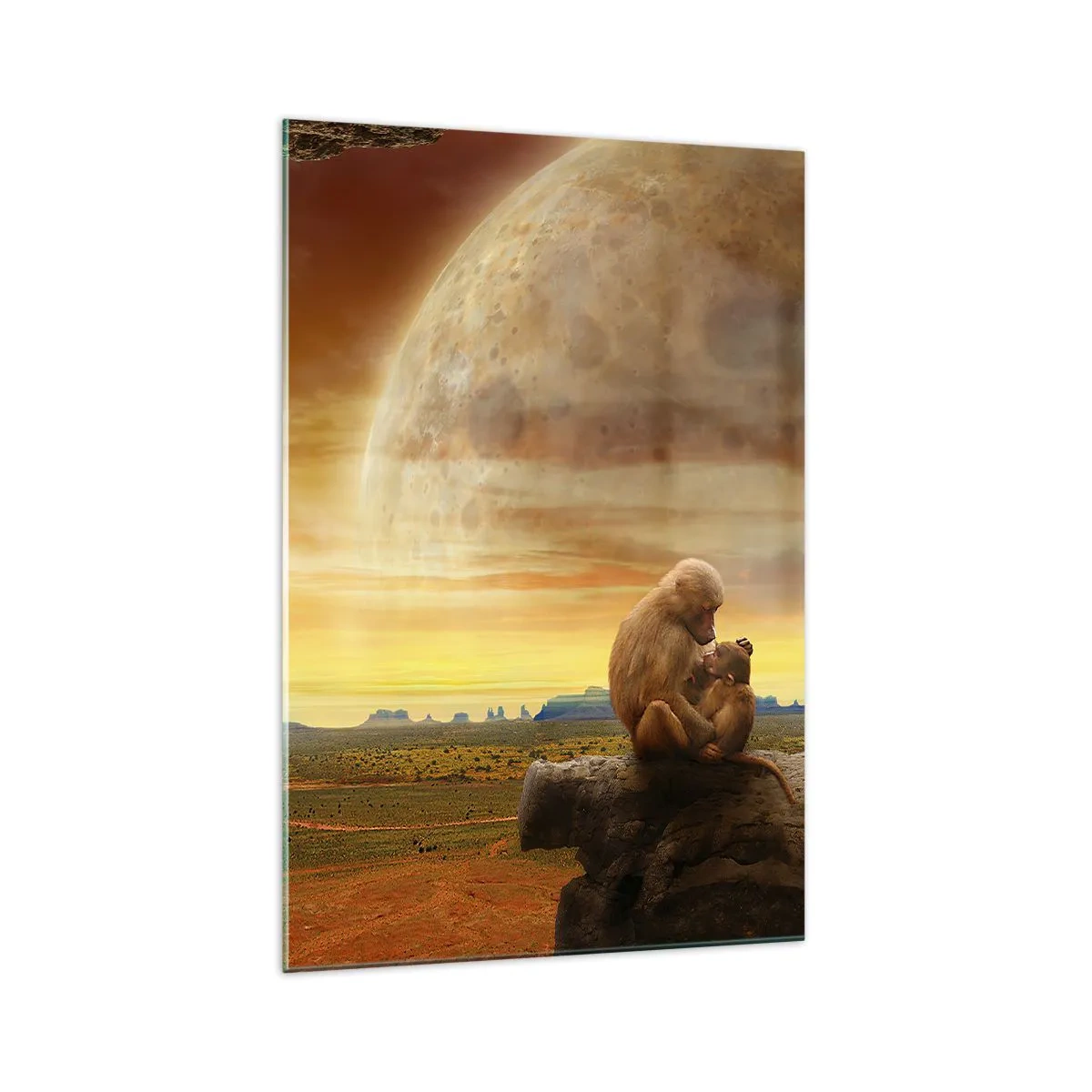 Obraz na skle - Láska je všade rovnaká - 70x100 cm
