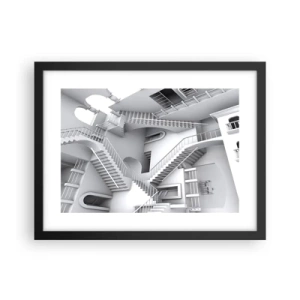 Plagát v čiernom ráme - Paradoxy prostoru - 40x30 cm