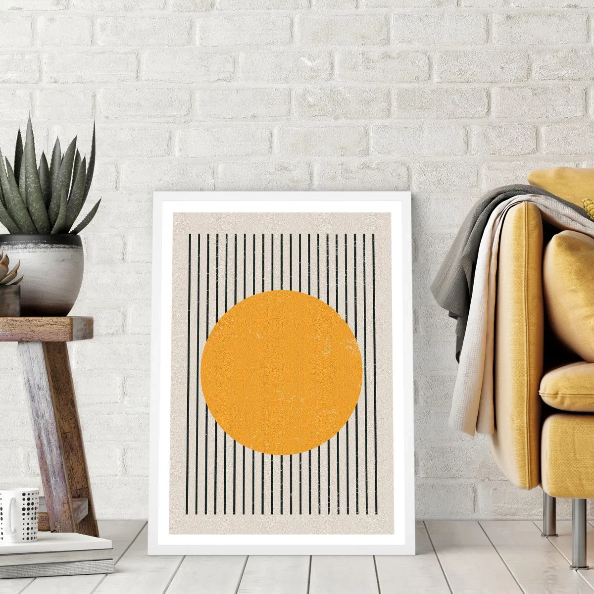 Plagát v bielom ráme - Sila jednoduchosti - 61x91 cm