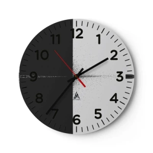 Nástenné hodiny - Priamo k cieľu - 30x30 cm