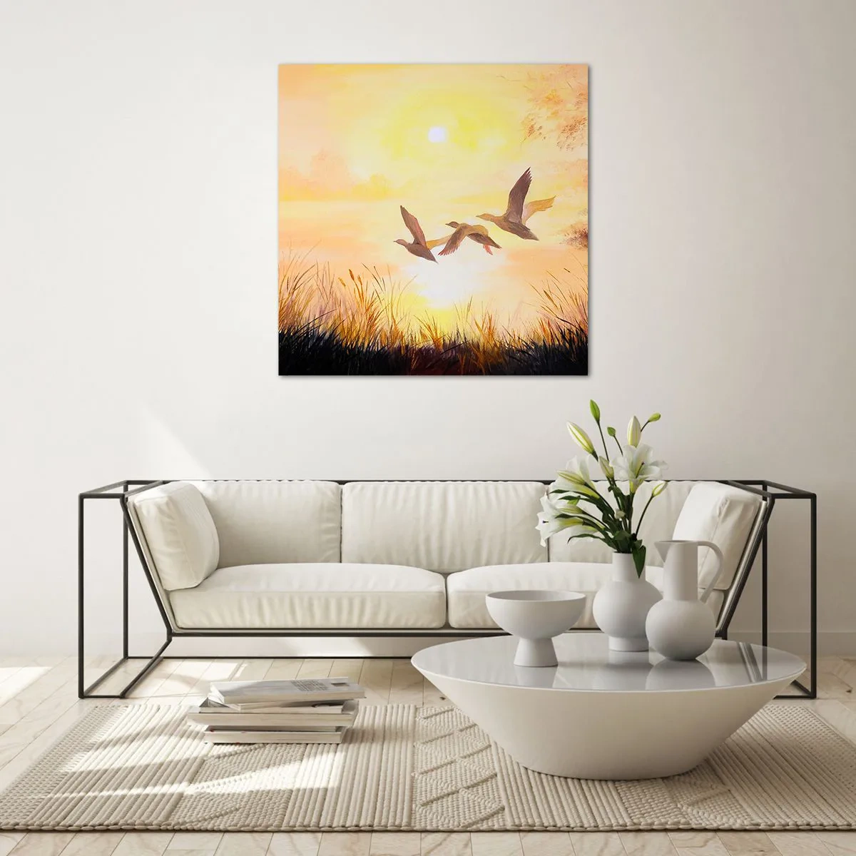 Obraz na skle - Začiatok ďalekej cesty - 70x70 cm