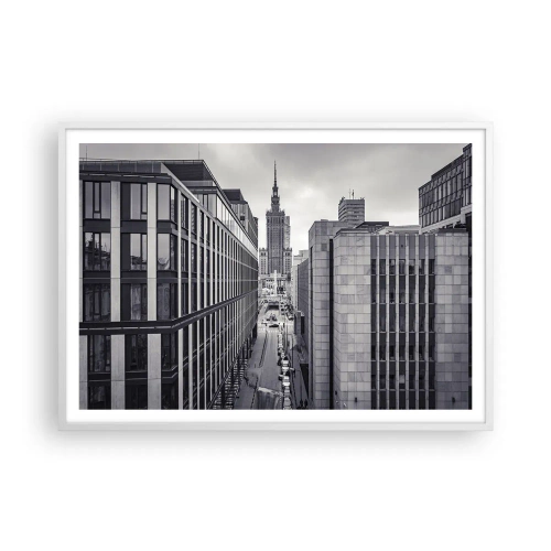 Plagát v bielom ráme - Varšavské údolie - 100x70 cm