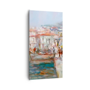 Obraz na plátne - Pastelová dovolenka - 65x120 cm