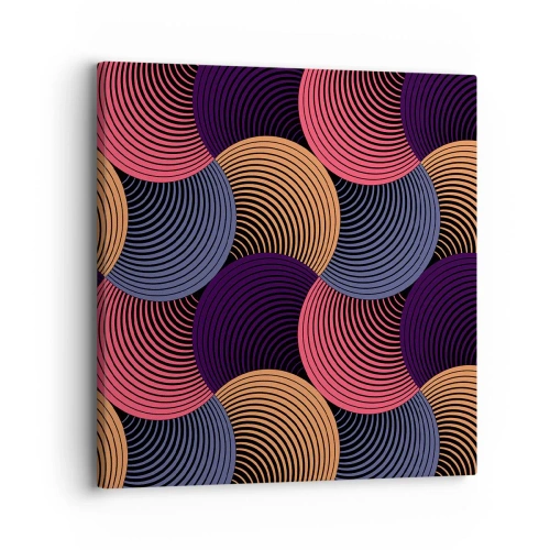 Obraz na plátne - V kruhovom rytme - 30x30 cm