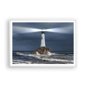 Plagát v bielom ráme - Tu…tu…tuná! - 100x70 cm