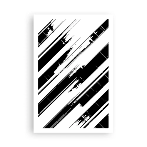 Plagát - Intenzívna a dynamická kompozícia - 61x91 cm