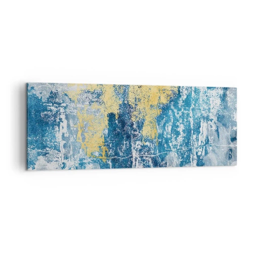 Obraz na plátne - Abstrakcia s dobrou náladou - 140x50 cm