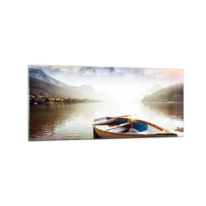 Obraz na skle - Pri veľkej a čistej vode - 120x50 cm
