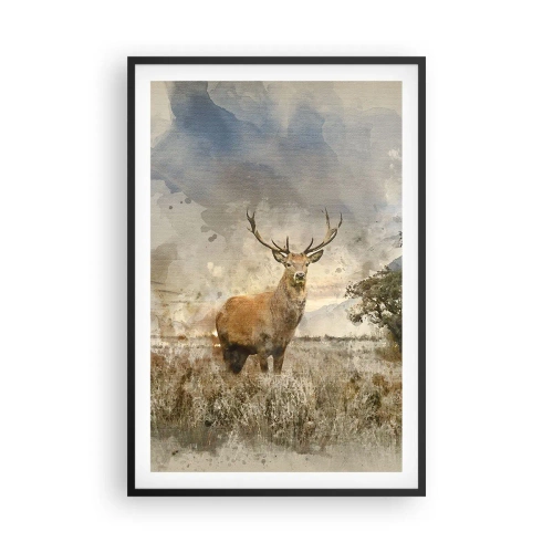 Plagát v čiernom ráme - Dôstojnosť - sila - majestátnosť - 61x91 cm