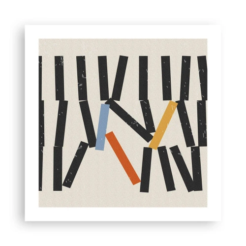 Plagát - Domino – kompozícia - 50x50 cm