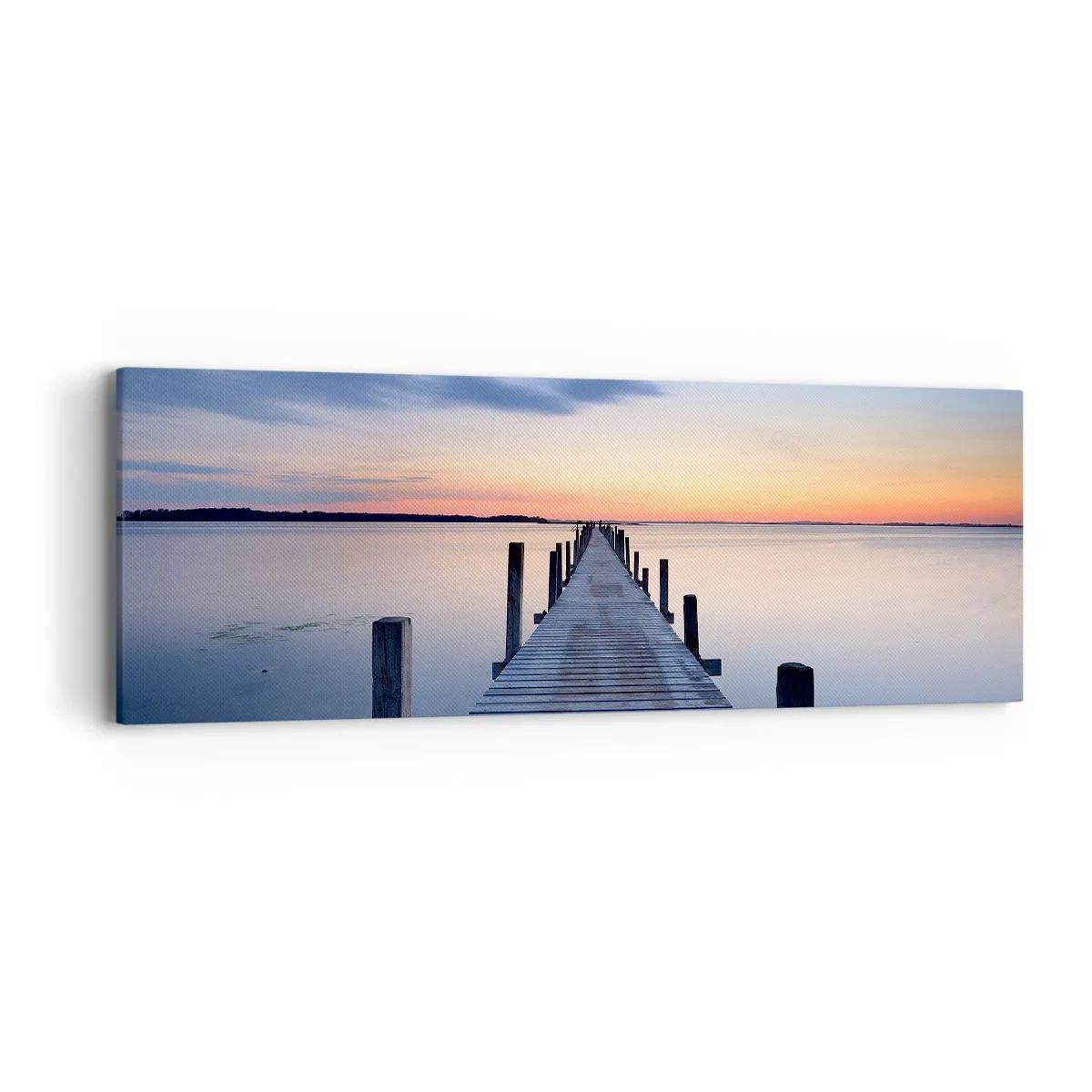 Obraz na plátne - Pokoj príjemného súmraku - 90x30 cm