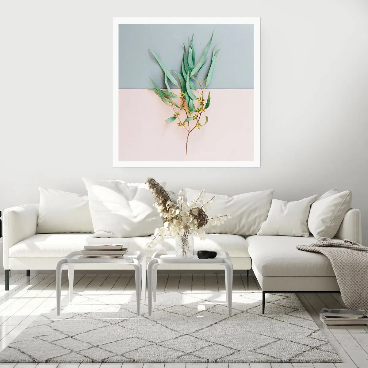 Plagát - Pastelová jemnosť - 30x30 cm