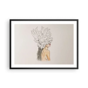 Plagát v čiernom ráme - Vrchol krásy - 70x50 cm