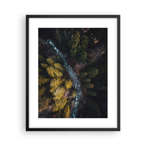 Plagát v čiernom ráme - Rýchlo, stále rýchlejšie - 40x50 cm