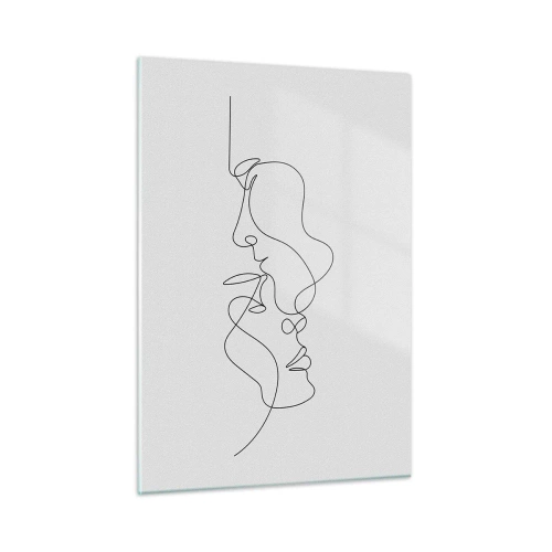 Obraz na skle - Žiar vášnivých túžob - 50x70 cm