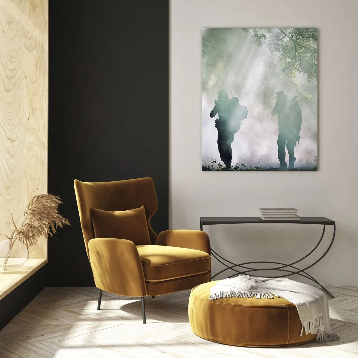 Obraz na skle - Jeden za všetkých… - 50x70 cm
