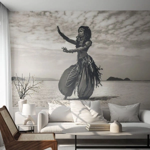 Fototapeta Premium Canvas - Tanec južných ostrovov - tanečnica, India, Orient - 100x70 cm