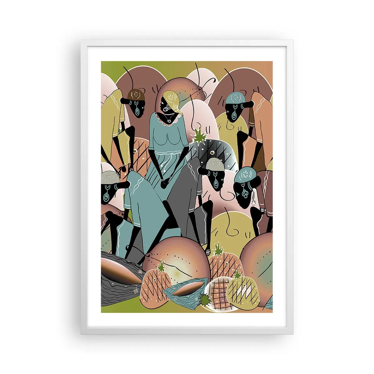 Plagát v bielom ráme - Blíži sa veľký sviatok - 50x70 cm