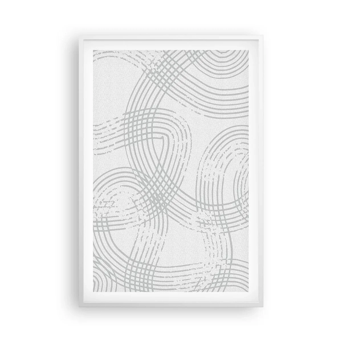 Plagát v bielom ráme - Jednoduché východisko neexistuje - 61x91 cm