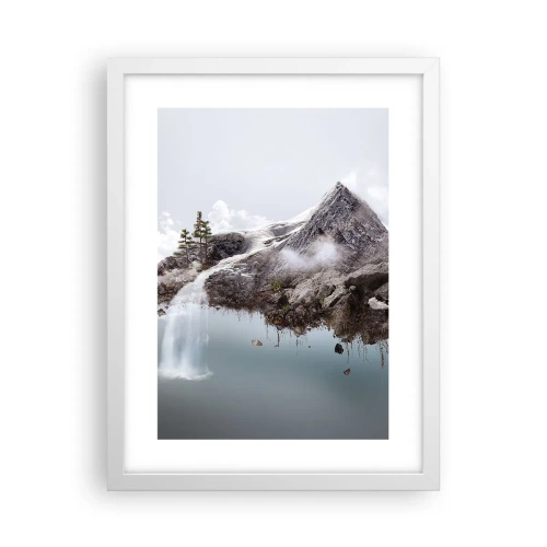Plagát v bielom ráme - Pohľad surrealistu - 30x40 cm