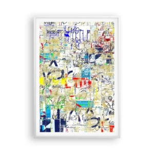 Plagát v bielom ráme - Proste poteší oči - 70x100 cm