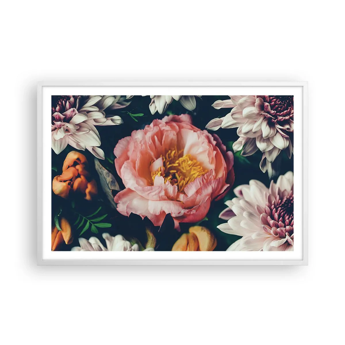 Plagát v bielom ráme - S barokovým prepychom - 91x61 cm