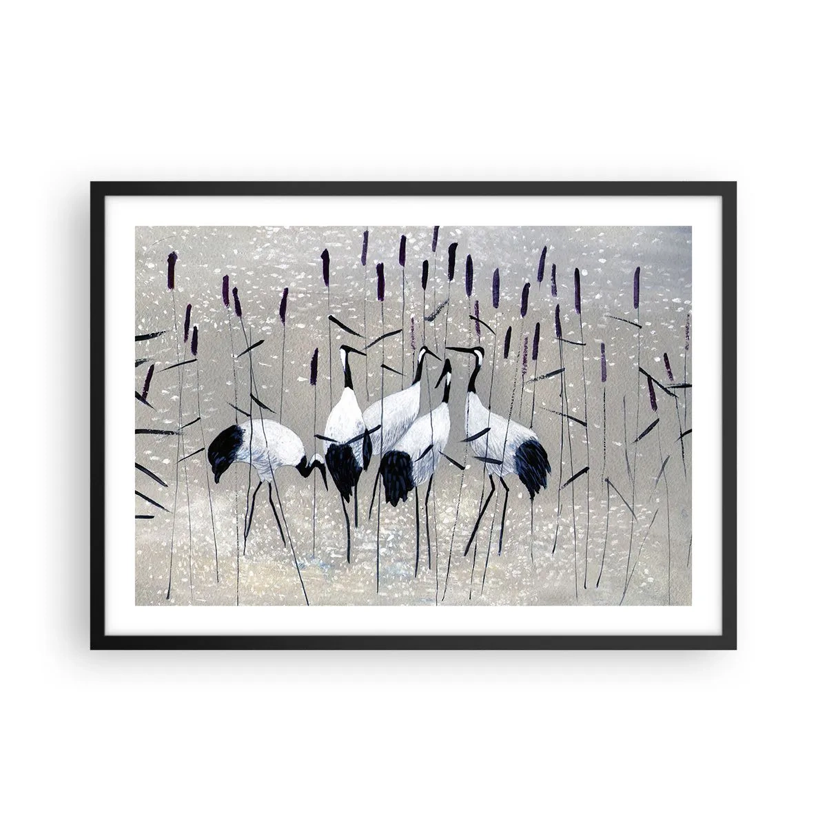 Plagát v čiernom ráme - Medzi svojimi - 70x50 cm