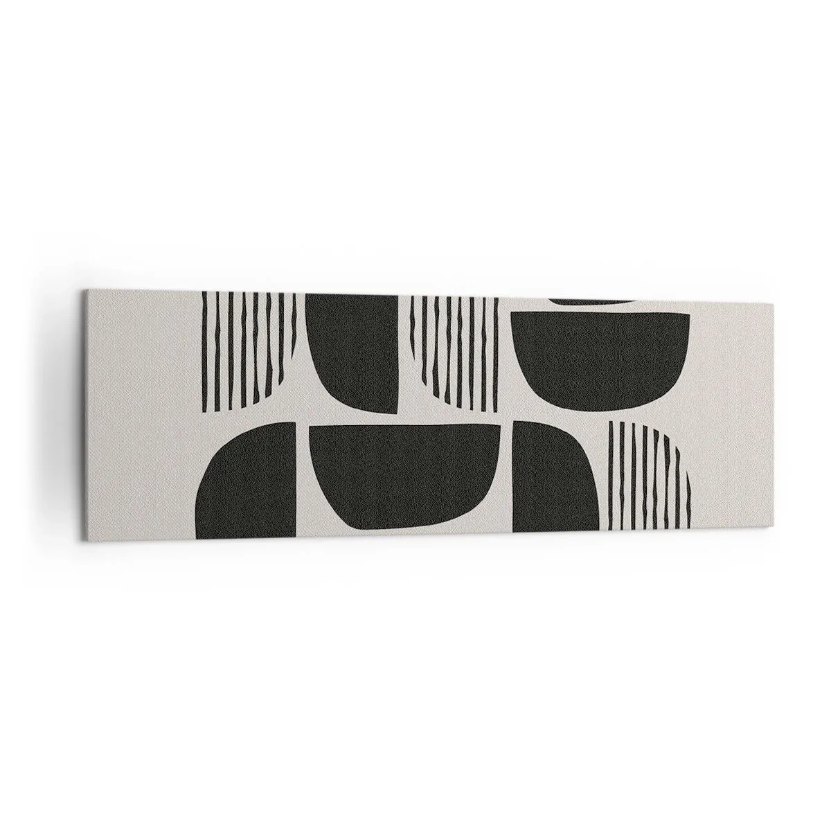 Obraz na plátne - Polovičaté sústavy - 160x50 cm