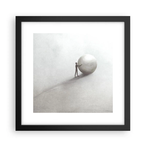 Plagát v čiernom ráme - Hra života - 30x30 cm