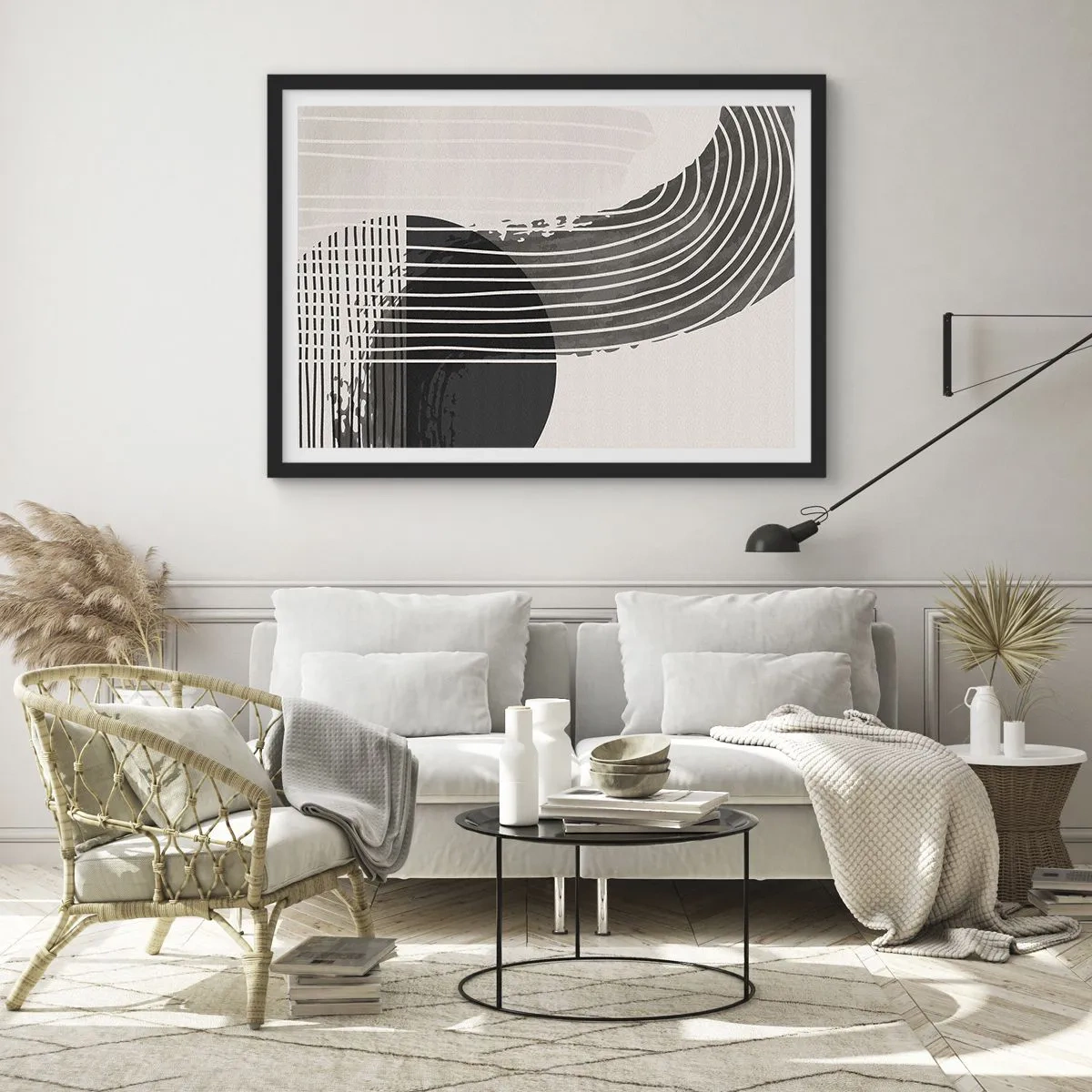 Plagát v čiernom ráme - Tam a späť - 70x50 cm
