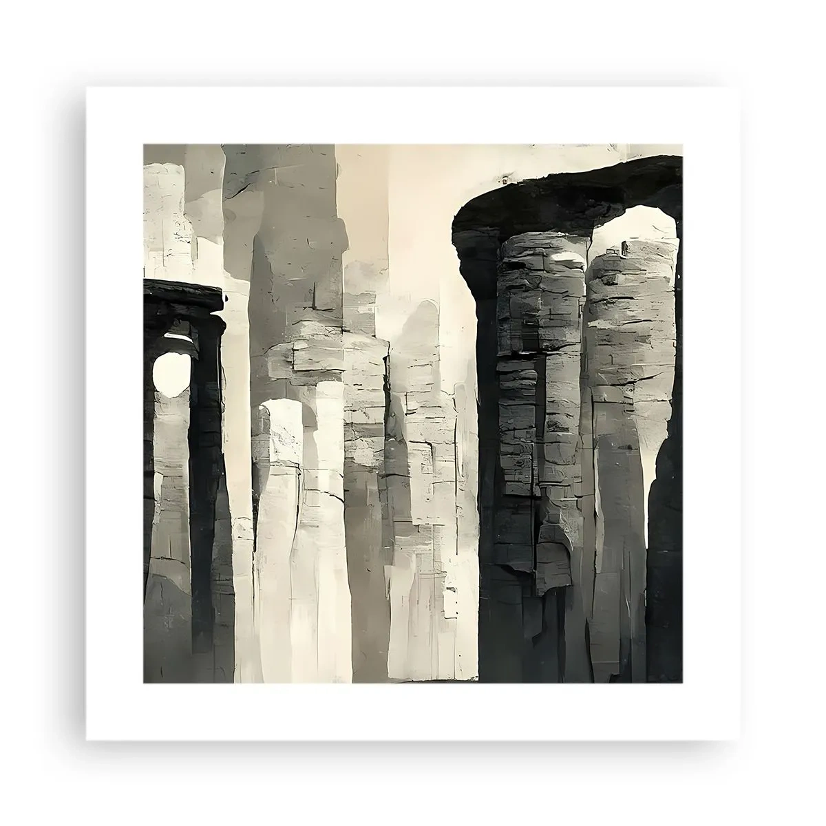 Plagát - Majestátnosť starožitnosti - 40x40 cm
