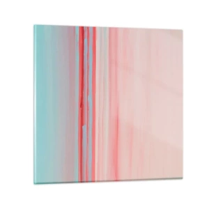 Obraz na skle - Abstrakcia za úsvitu - 60x60 cm