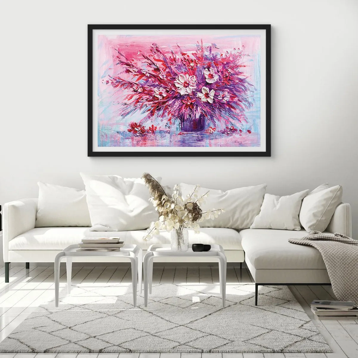 Plagát v čiernom ráme - Nevinnosť a vášeň - 70x50 cm