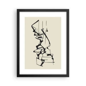 Plagát v čiernom ráme - Možná krajina - 30x40 cm