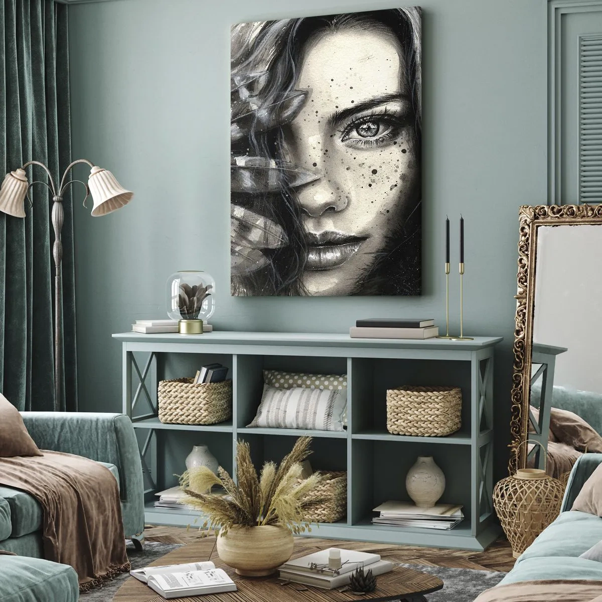 Obraz na plátne - Divoká krása - 55x100 cm